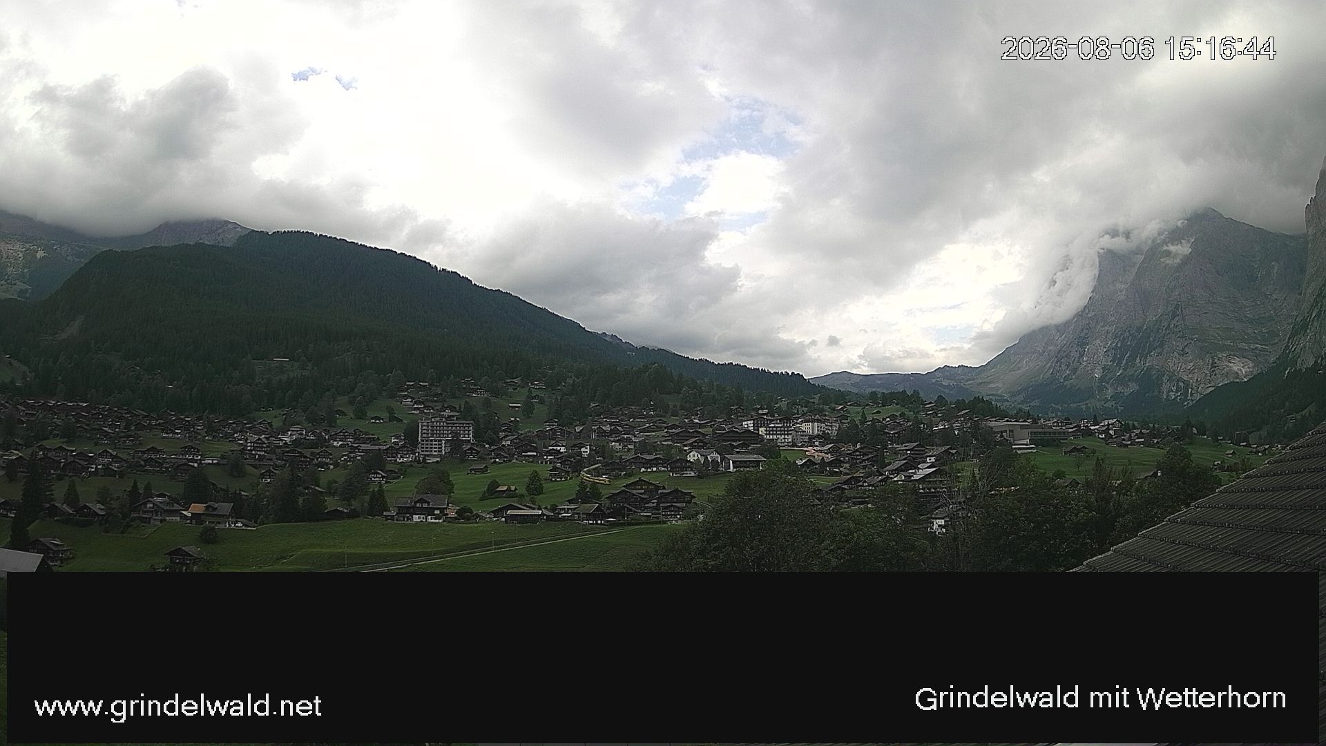 Grindelwald › Nordosten: Grindelwald - Dorf - Wetterhorn