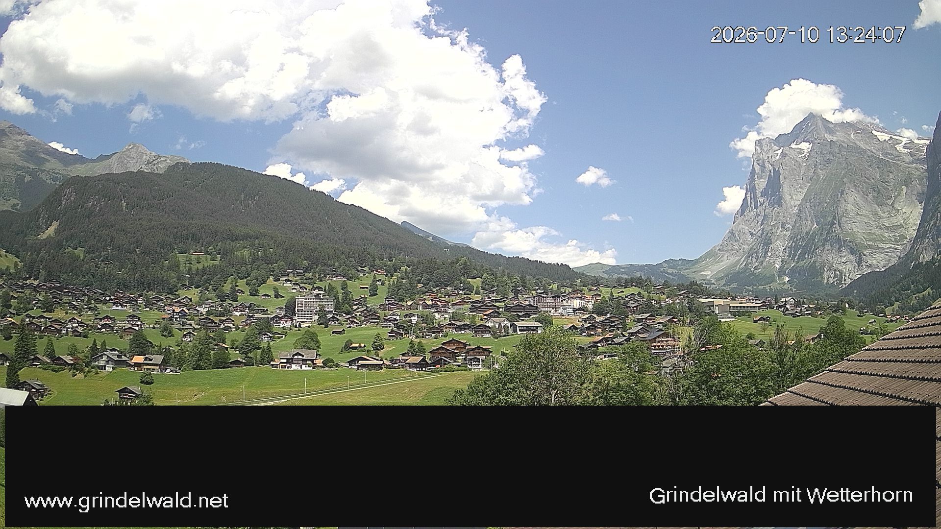 Grindelwald › Nordosten: Grindelwald - Dorf - Wetterhorn