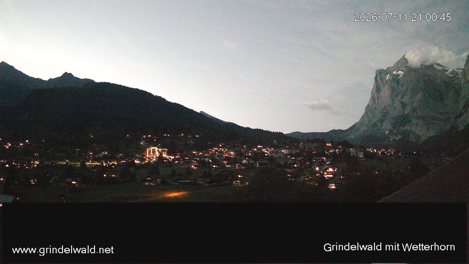 Grindelwald › Nordosten: Grindelwald - Dorf - Wetterhorn