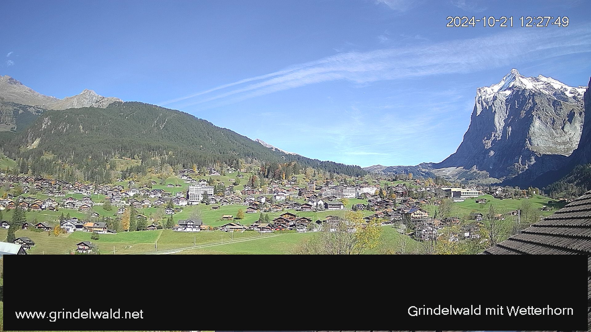 Grindelwald: Grindelwald - Dorf - Wetterhorn