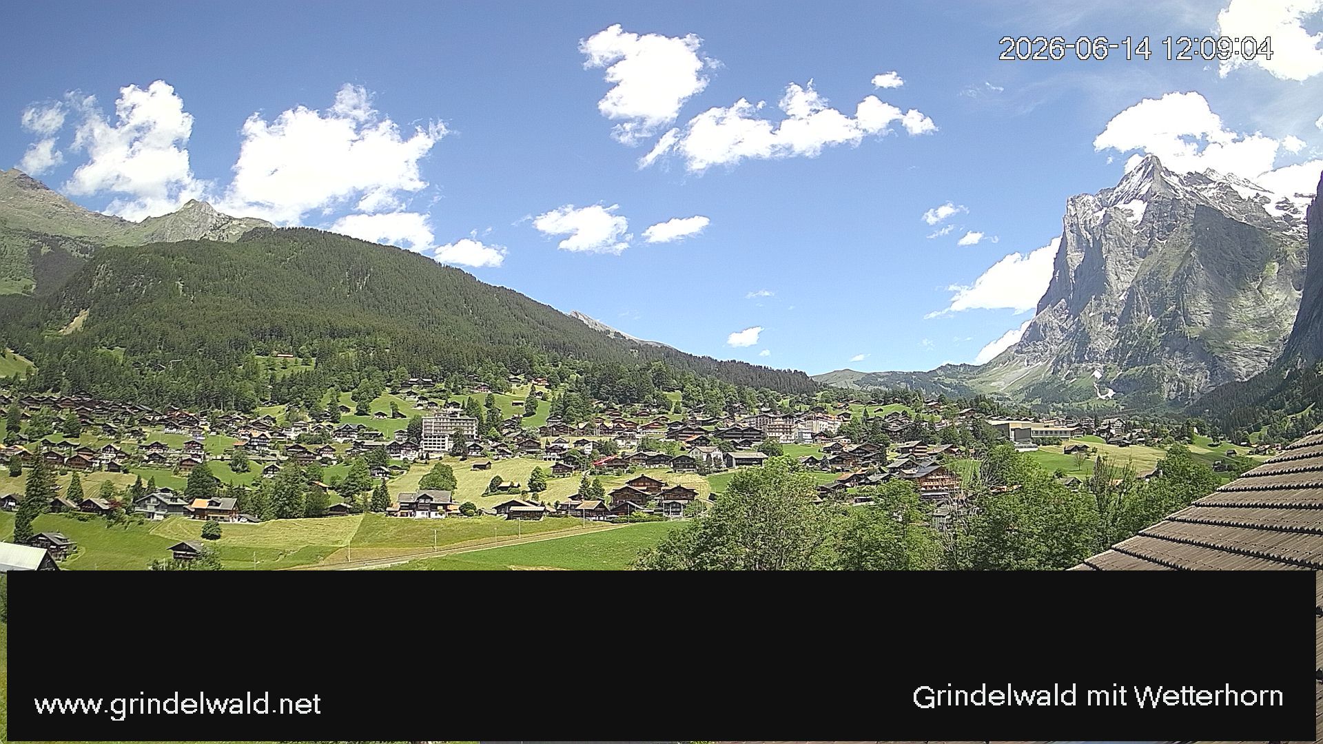 Grindelwald › Nordosten: Grindelwald - Dorf - Wetterhorn