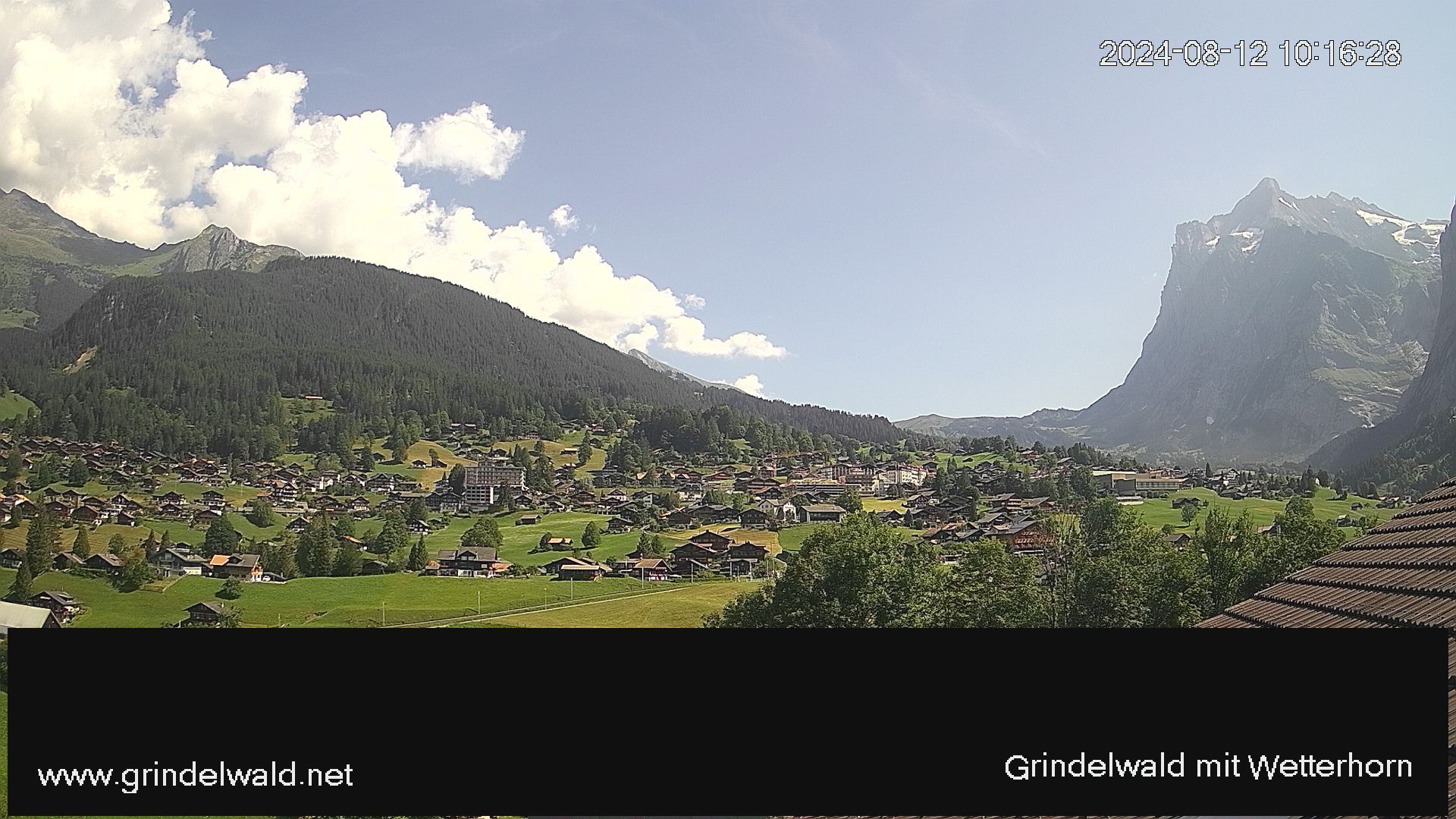 Grindelwald: Grindelwald - Dorf - Wetterhorn