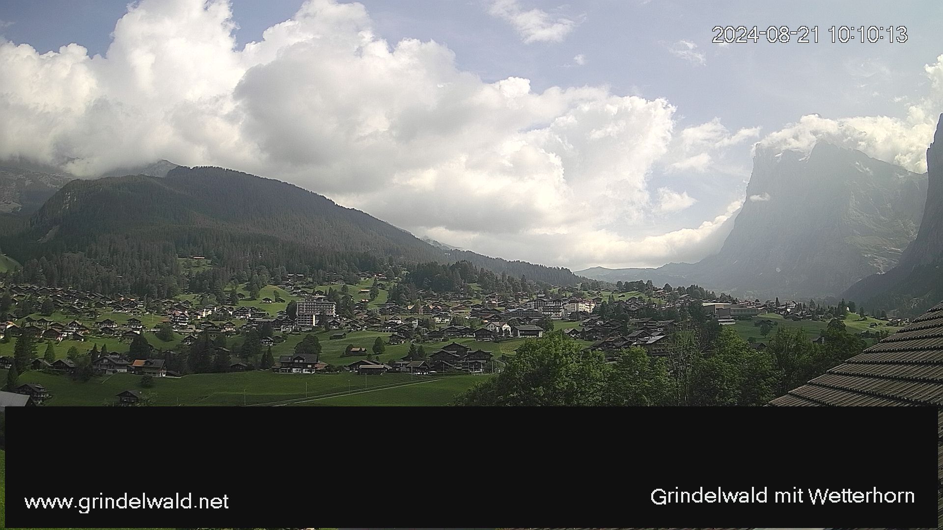 Grindelwald: Grindelwald - Dorf - Wetterhorn