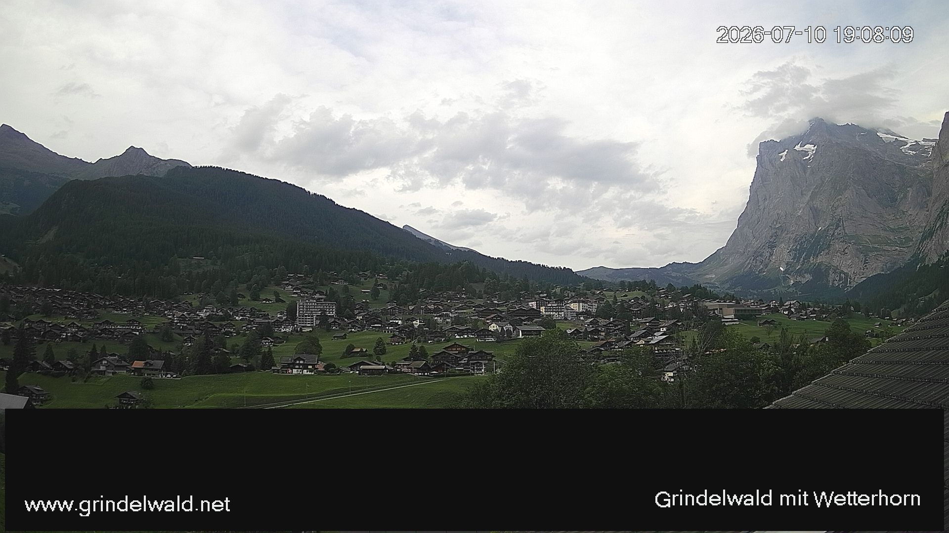 Grindelwald › Nordosten: Grindelwald - Dorf - Wetterhorn