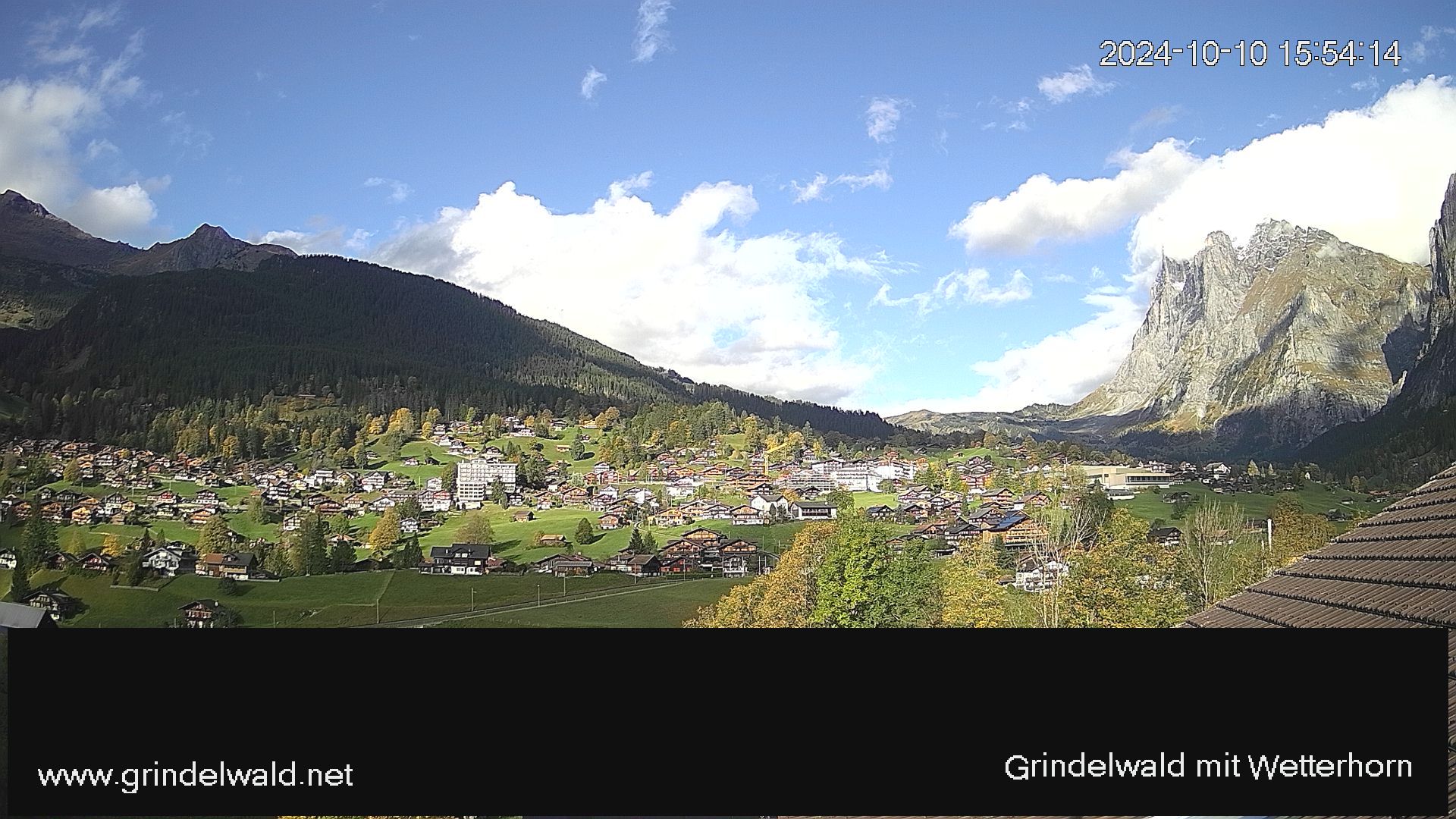 Grindelwald: Grindelwald - Dorf - Wetterhorn