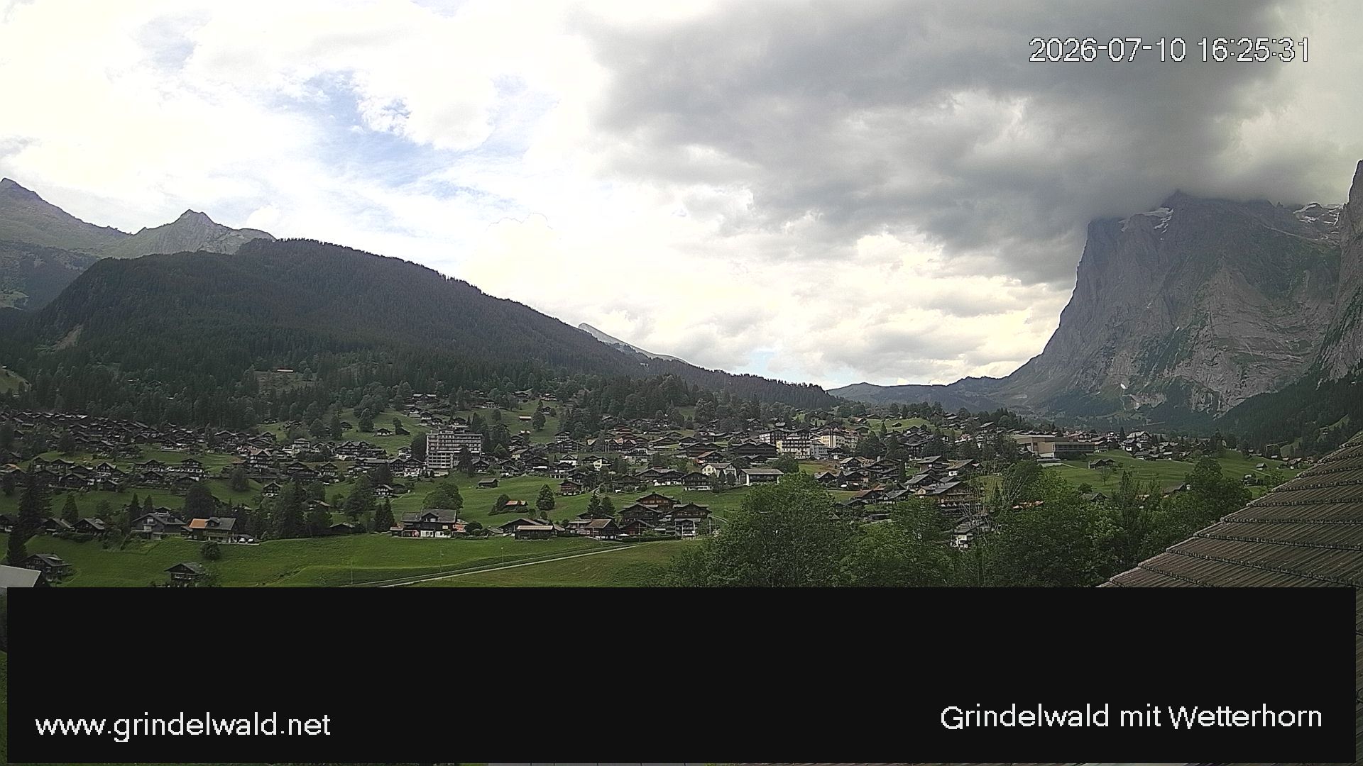 Grindelwald › Nordosten: Grindelwald - Dorf - Wetterhorn