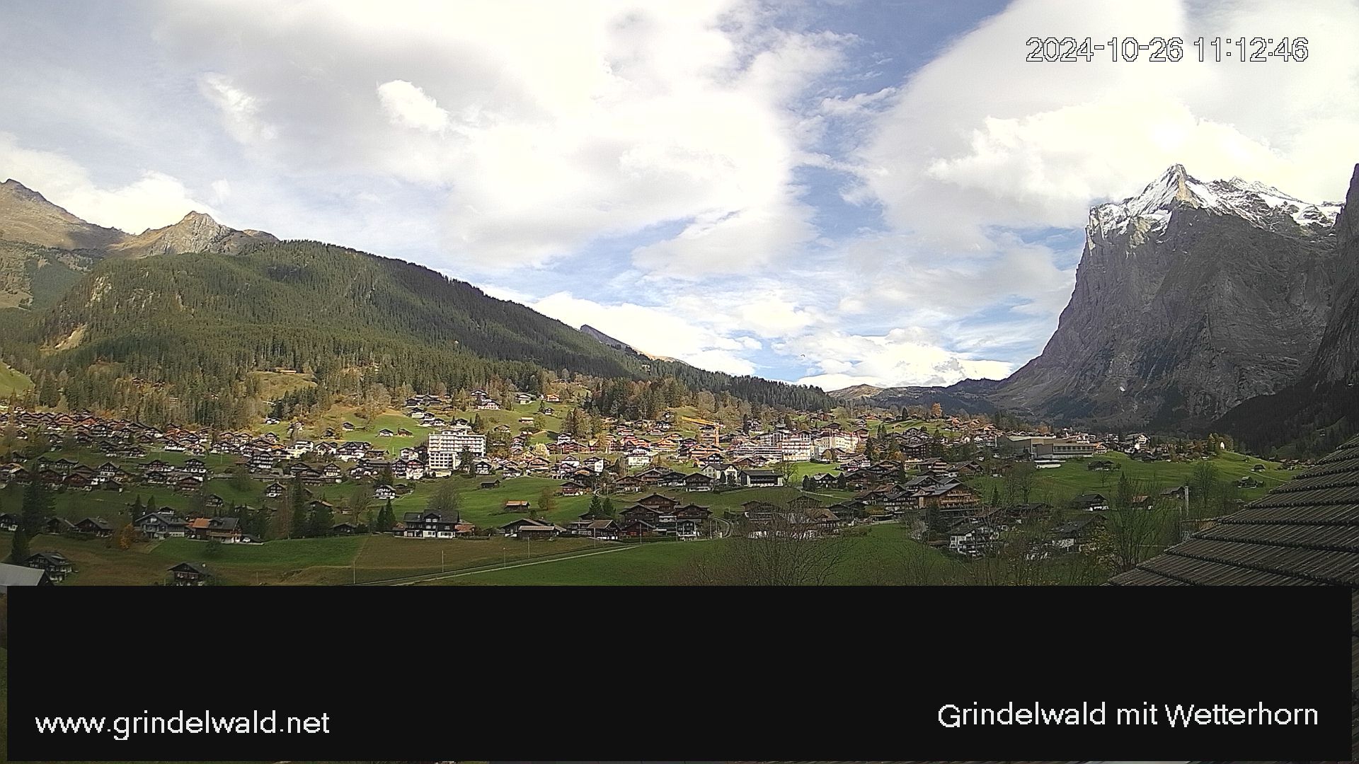 Grindelwald: Grindelwald - Dorf - Wetterhorn