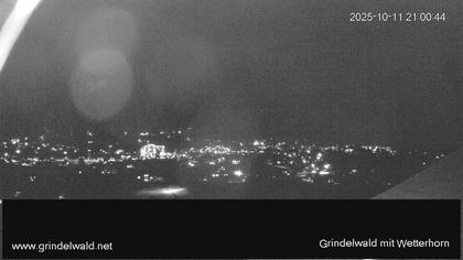 Grindelwald: Grindelwald - Dorf - Wetterhorn