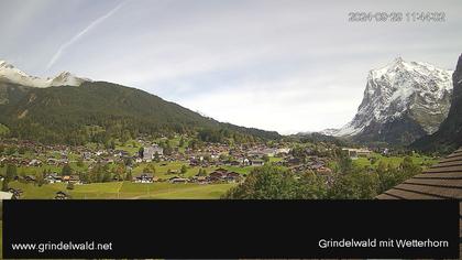 Grindelwald: Grindelwald - Dorf - Wetterhorn