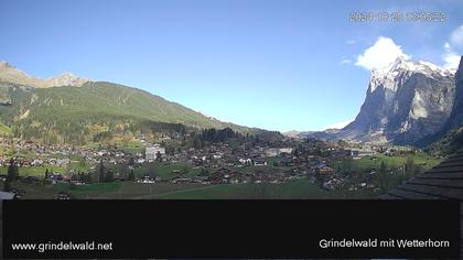 Grindelwald: Grindelwald - Dorf - Wetterhorn