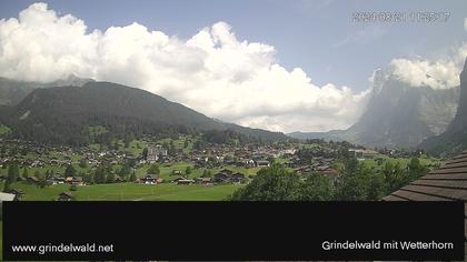 Grindelwald: Grindelwald - Dorf - Wetterhorn