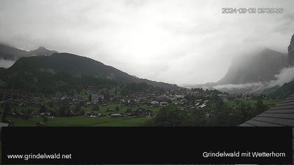 Grindelwald: Grindelwald - Dorf - Wetterhorn