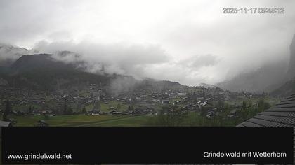 Grindelwald: Grindelwald - Dorf - Wetterhorn