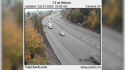 Portland Traffic: I-5 at Haines