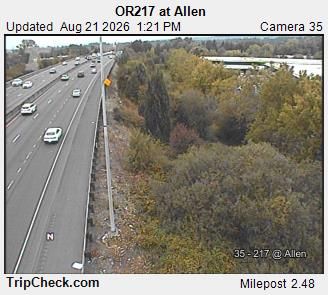 Traffic Cam Beaverton: ORE217 at Allen