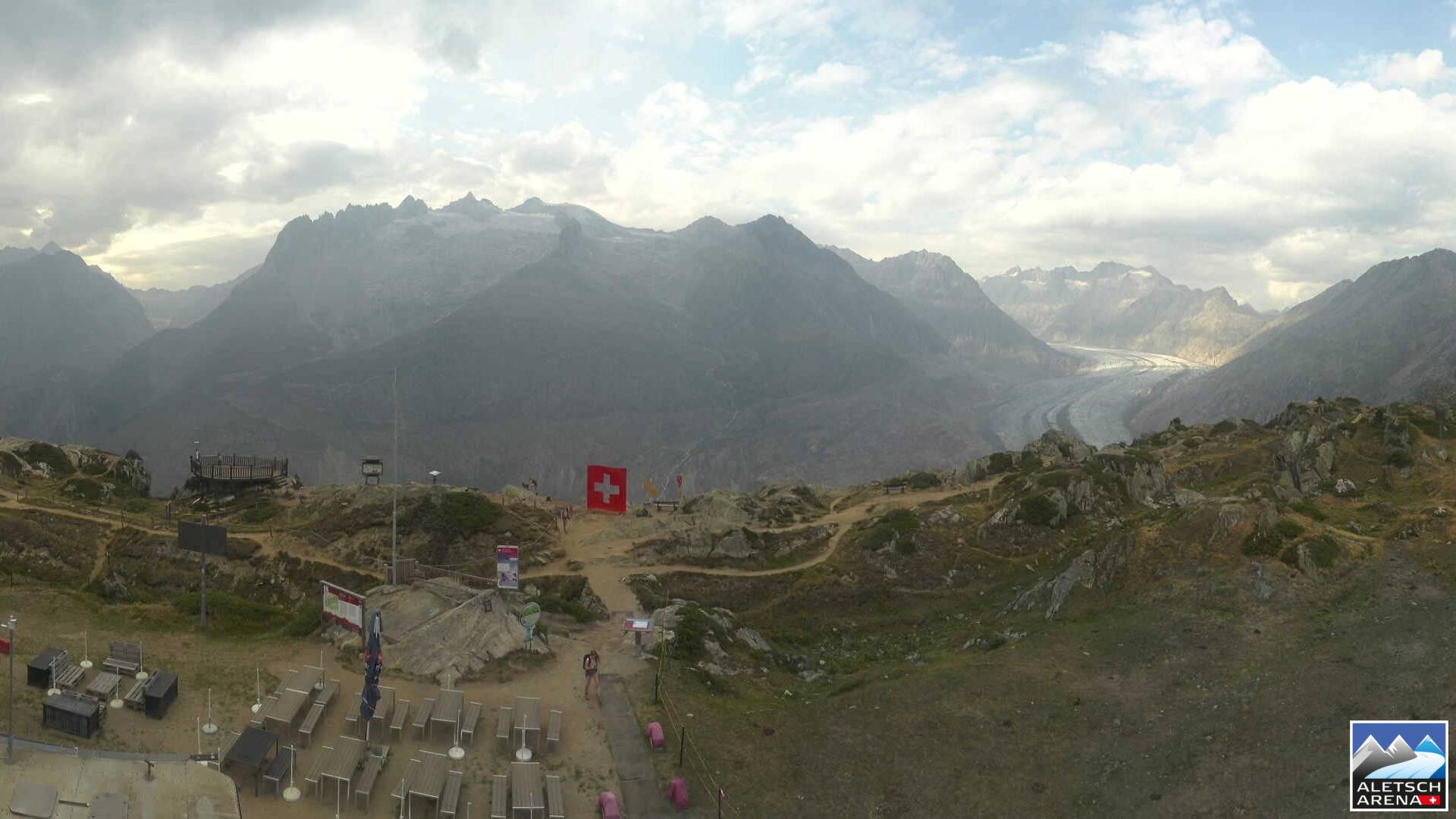 Riederalp › Nordosten: Viewpoint Moosfluh - Bettmerhorn - Eggishorn - Gross Wannenhorn