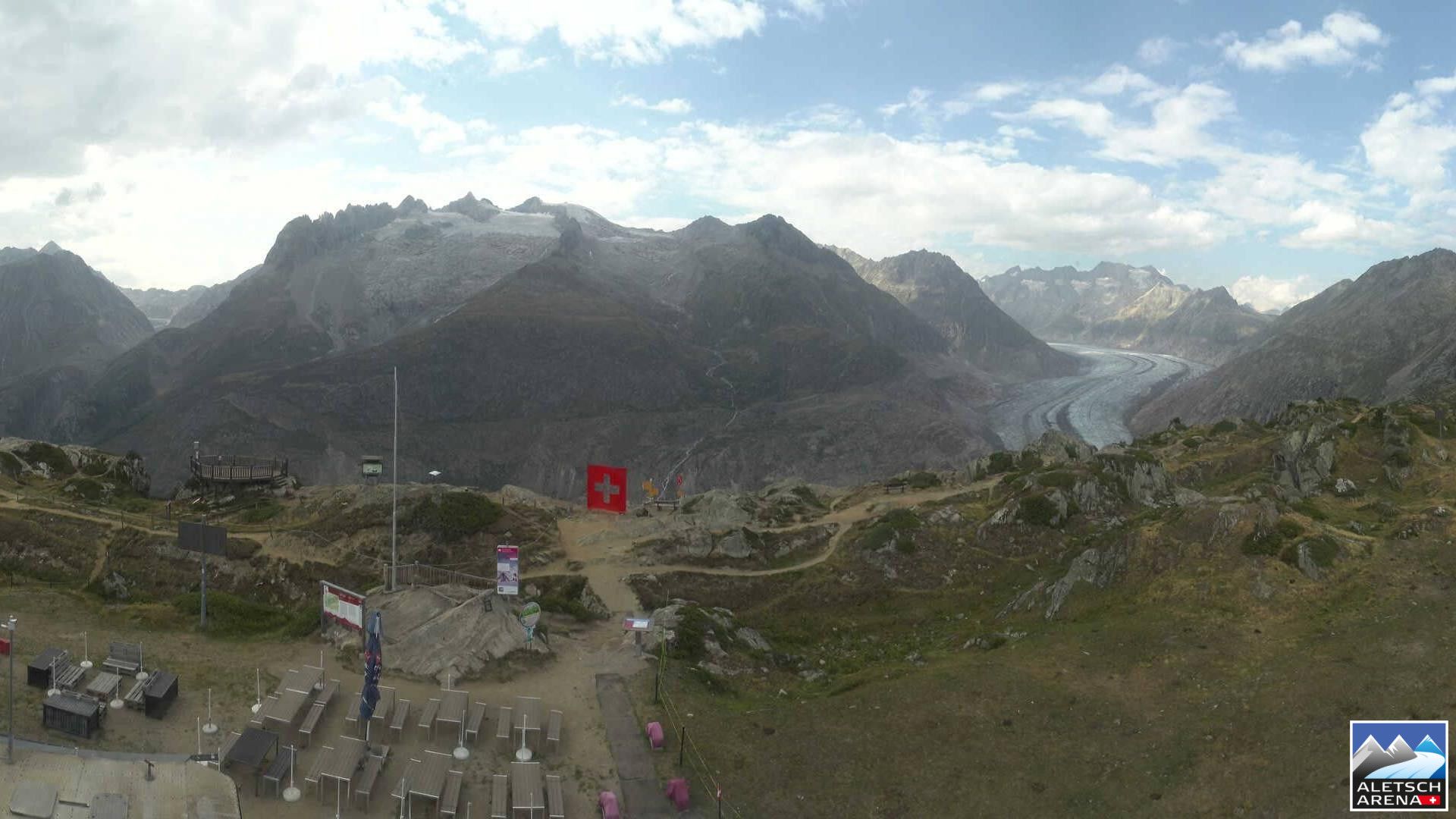 Riederalp › Nordosten: Viewpoint Moosfluh - Bettmerhorn - Eggishorn - Gross Wannenhorn