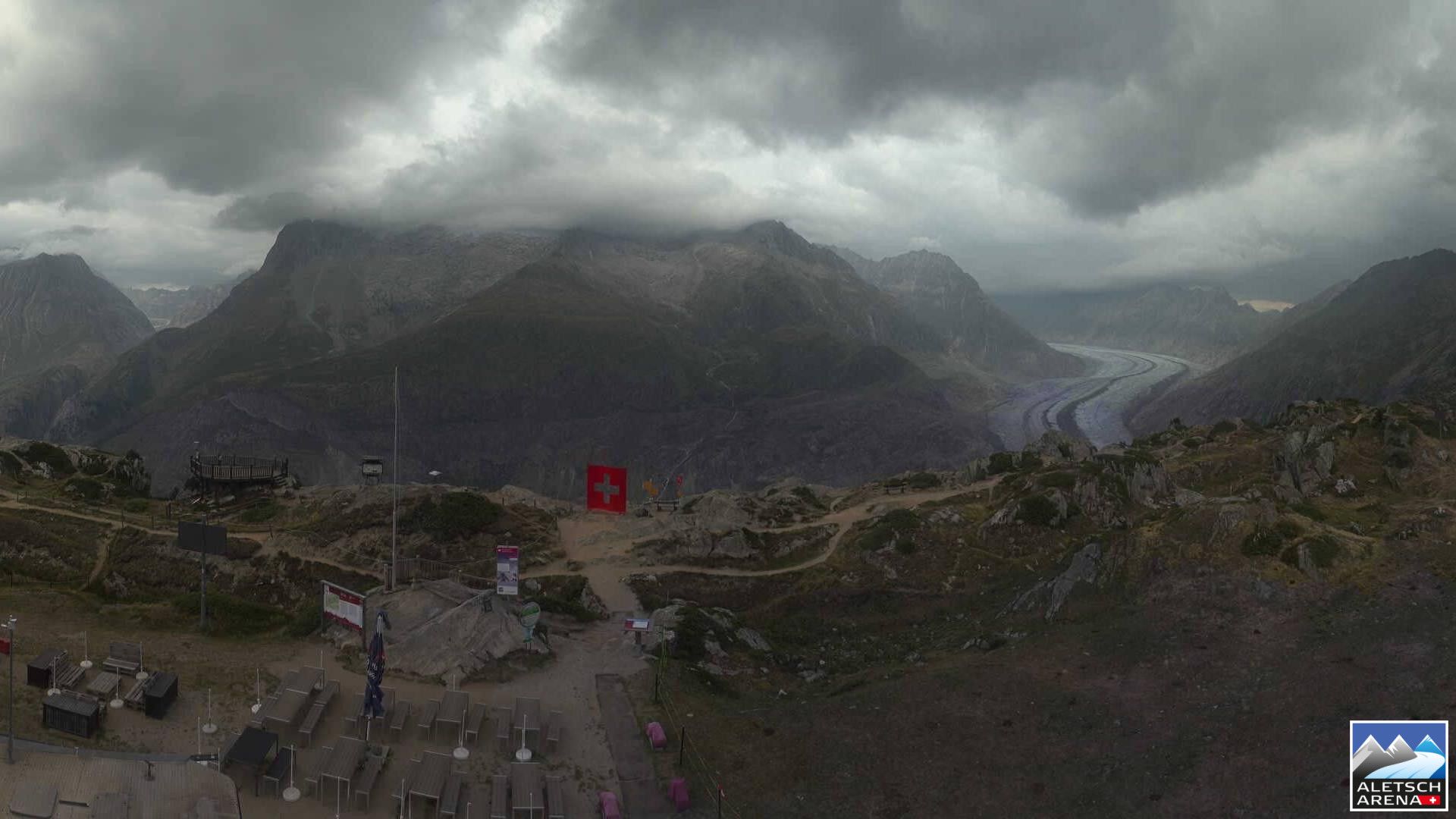 Riederalp › Nordosten: Viewpoint Moosfluh - Bettmerhorn - Eggishorn - Gross Wannenhorn