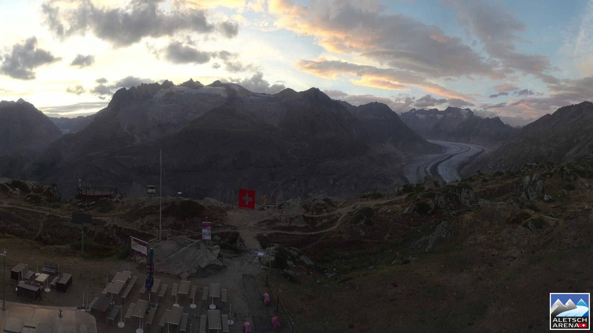 Riederalp › Nordosten: Viewpoint Moosfluh - Bettmerhorn - Eggishorn - Gross Wannenhorn