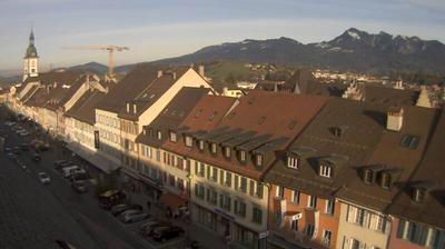 Boll: Vue de la Grand-Rue en direction de l'Eglise