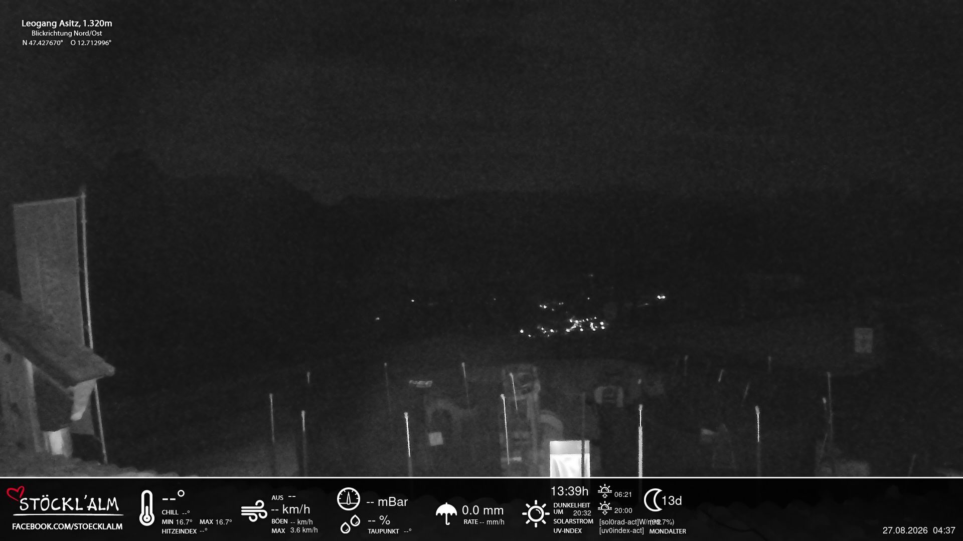 Traffic Cam Leogang › East: Bergrestaurant Stöcklalm