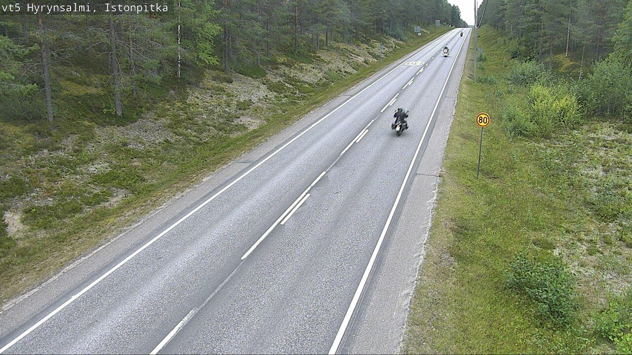 Traffic Cam Hyrynsalmi: Tie - Istonpitkä - Kajaaniin