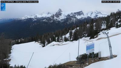 Preview delle webcam di Cortina d'Ampezzo › South-West: Tofanaschuss: Pista Stratofana