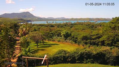 Vue webcam de jour à partir de Baie de Gouaro › East: Gouaro Bay