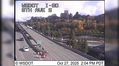 Seattle freeway: I-90 & 8th Ave Seattle freeway: I-90 & 8th Ave