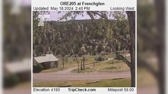 Traffic Cam Frenchglen: ORE205 at