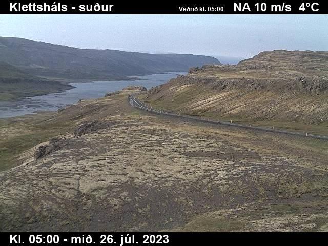 Traffic Cam Westfjords: Klettsháls