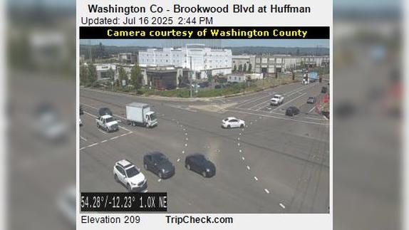 Traffic Cam West Union: Washington Co - Brookwood Blvd at Huffman