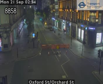 Traffic Cam London: Oxford St/Orchard St