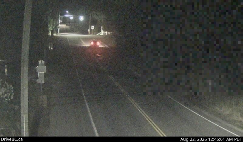 Traffic Cam New Denver › North: Hwy 6 at Hwy 31A in - looking north
