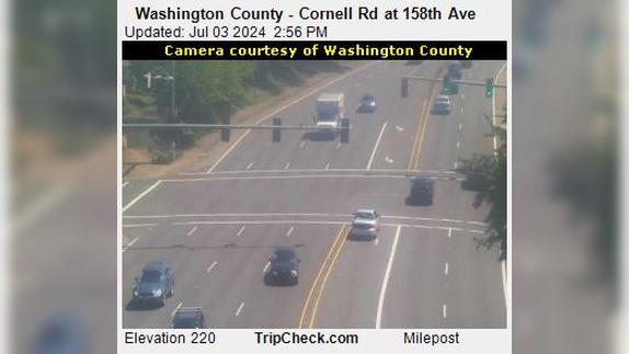 Traffic Cam Durham: Washington County - Cornell Rd at 158th Ave