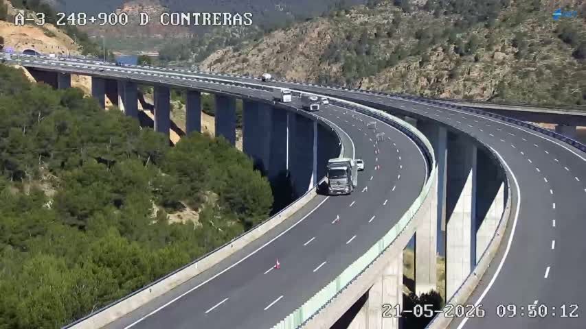 Traffic Cam Villargordo del Cabriel › South-East: Embalse de Contreras