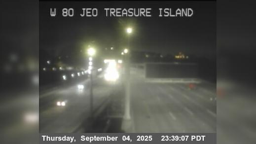 Traffic Cam San Francisco › West: TVD31 -- I-80 : Before YBI Tunnel