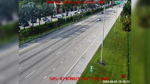 Traffic Cam Kendall: 505) SR-874 at SW 103rd Ave