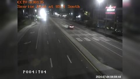 Traffic Cam Fort Lauderdale: Sunrise Blvd at US-1 South