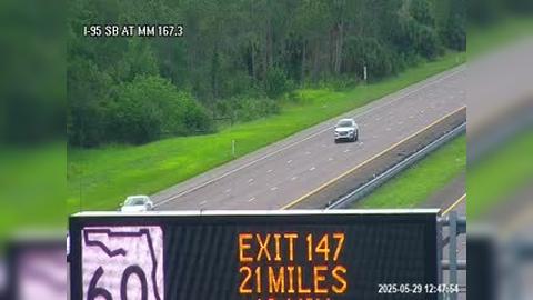 Traffic Cam Palm Bay: I-95 @ MM 167.3 SB