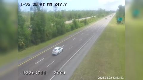 Traffic Cam New Smyrna Beach: I-95 @ MM 247.7 SB