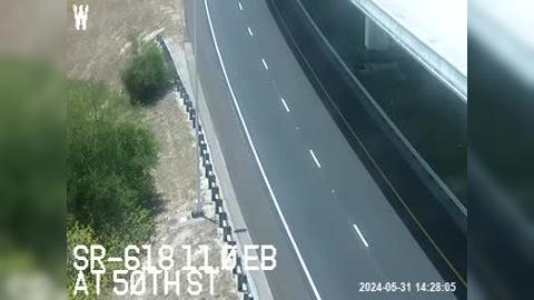 Traffic Cam Tampa: N of EB Off Ramp at 50th St