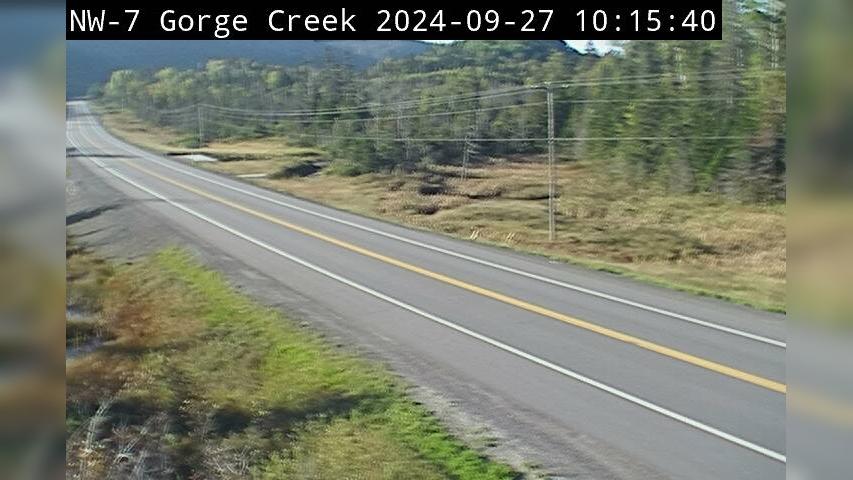 Traffic Cam Greenstone: Highway 11 near Gorge Creek Rd