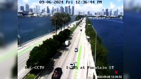 Traffic Cam Miami Beach: I-395 at Fountain Street