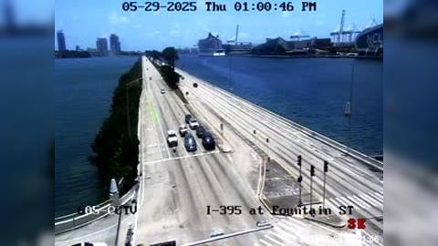 Traffic Cam Miami Beach: I-395 at Fountain Street