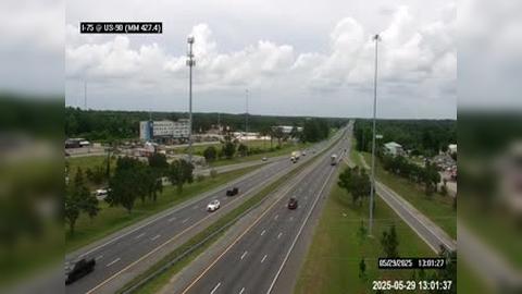 Traffic Cam Lake CIty: I-75 @ MM 427.4 - US-90