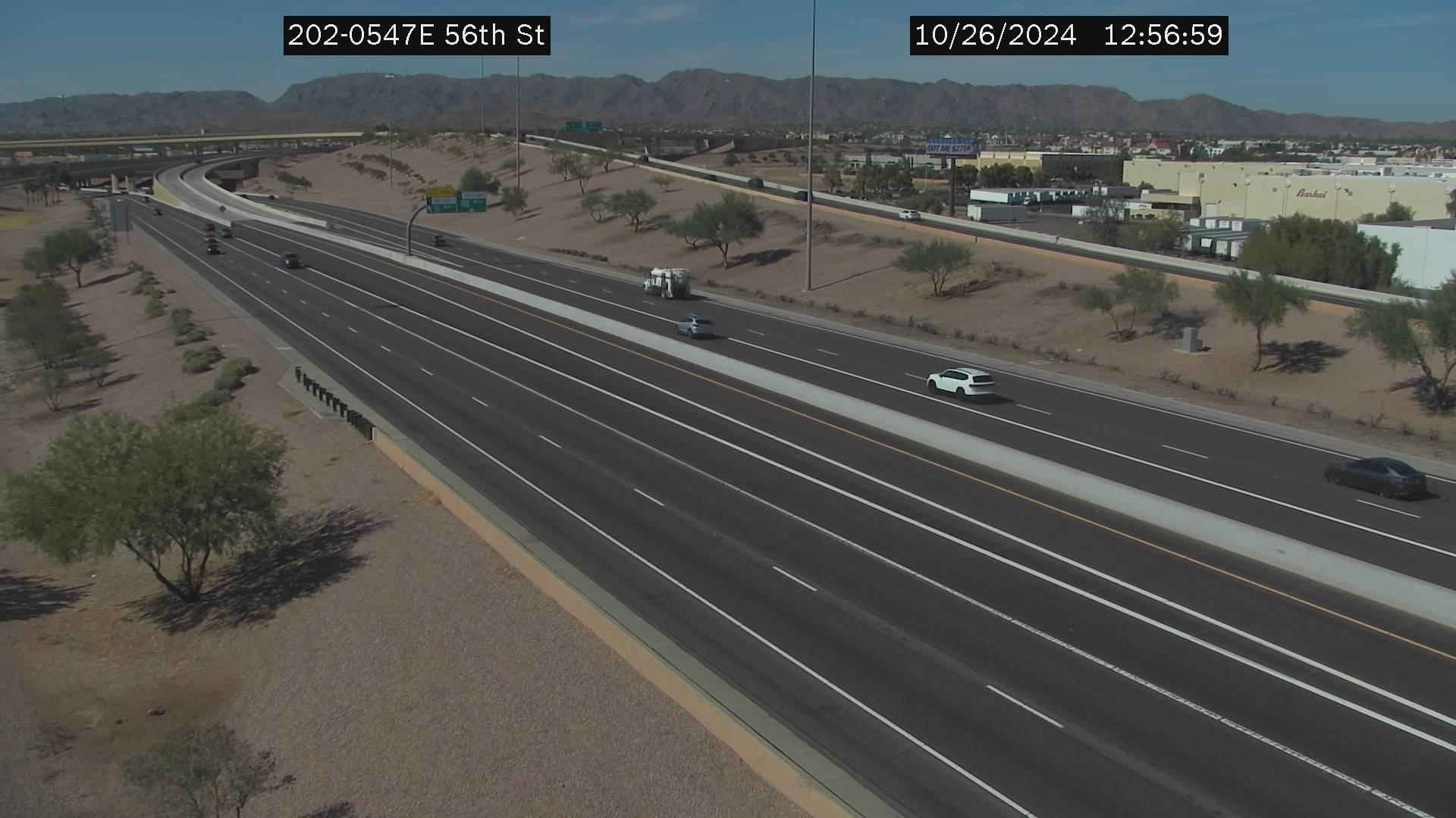 Traffic Cam Chandler › East: L-202 EB 54.78 @56 st