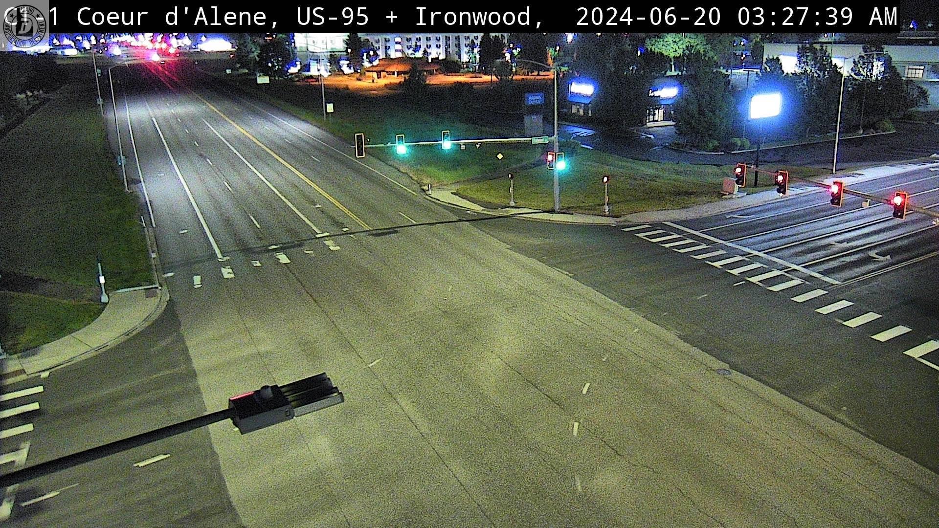 Traffic Cam Coeur d'Alene: US 95: Ironwood: Ironwood Dr