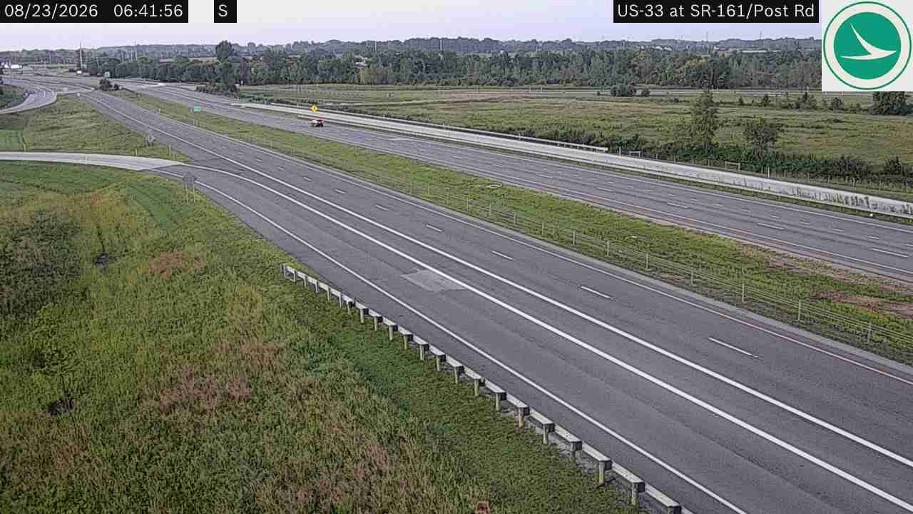 Traffic Cam Dublin: US-33 at SR-161/Post Rd