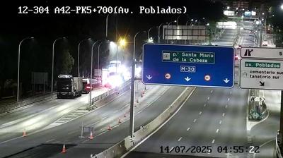 Orcasitas: A42 - PK5+000 (AV POBLADOS)
